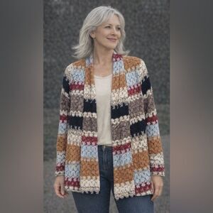 NWT Multicolor Cardigan Wrap